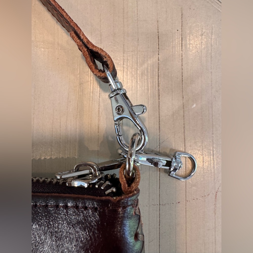 Hawaii Leather Cross Body Shoulder/Crossbody Bag – Brown Handmade Island Leather - Picture 10 of 16